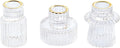Vixdonos Taper Glass Candlestick Holders Tealight Candle Holders by Vixdonos