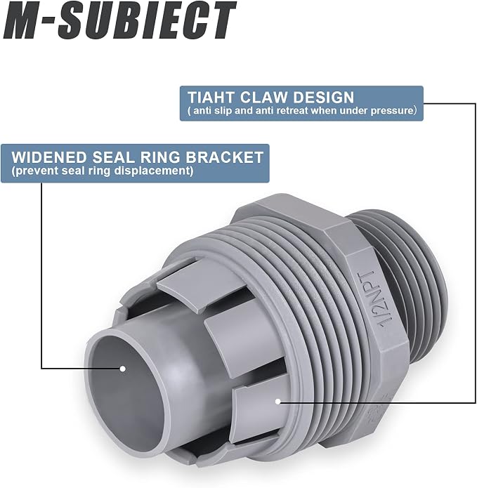 Liquid Tight Connector 1/2 in - Image 6