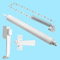 Pneumatic Door Closer Kit for Screen and Storm Doors, Includes Push Button by Unknown