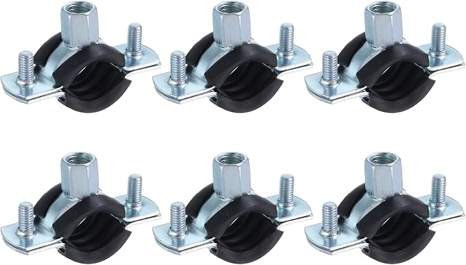 uxcell 6 Pcs Split Ring Pipe Hanger, 20mm/0.8inch Adjustable Pipe Bracket Clamp by uxcell