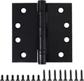 TDCHINGES Heavy Duty Matte Black Door Hinges 4.5 Inch x 4 1/2"Square 2 Pack | by TDCHINGES