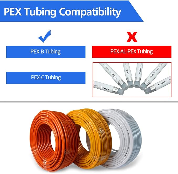 10pcs 3/4" PEX Brass Full Port Shut Off Ball Valve, HOT COLD | - Image 5
