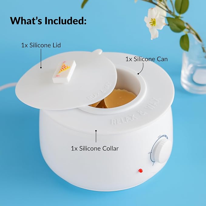 Reusable Non-Stick Silicone Wax Collars + Can + Lid - Image 2