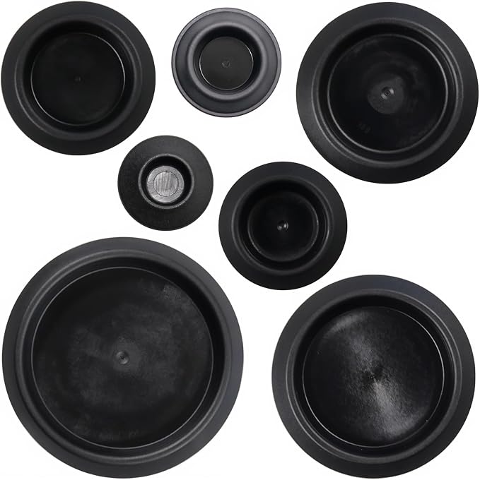 70pcs Plastic Plugs for Round Holes by Woodzdon