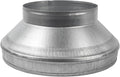 12" to 8" Inch Galvanized Steel Round Duct Reducer by ECOPROVENT