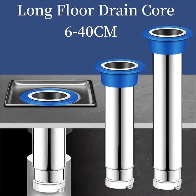 Stainless Steel Floor Drain Extension Tube | Anti-Odor Sewer Pipe Core Sink - Image 8