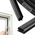 Weather Stripping Door Seal Strip, D-Shaped Self-Adhesive, Soundproof Blocks by Unknown