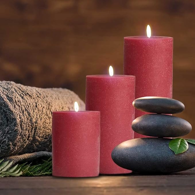 BASK Mottled Pillar Candles - Image 6