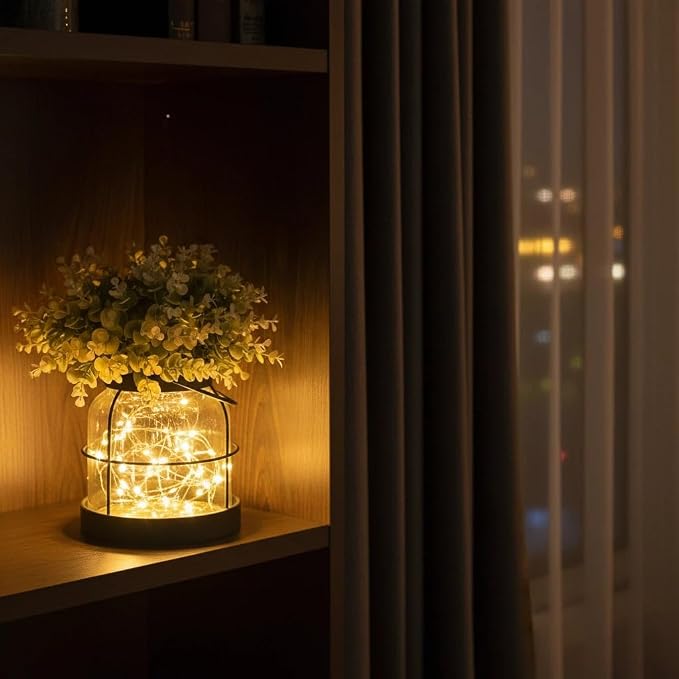 Dnnnii Vintage Glass Farmhouse Vase - Image 4