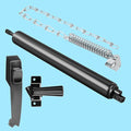 Pneumatic Door Closer Kit for Screen and Storm Doors, Includes Push Button by Unknown