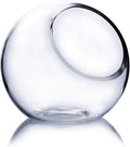 WGV Slant Cut Bowl Glass Vase, Width 5.5", Height 5.5", Candy Dish, Fruit Jar by WGVInternational-OpusGlassware