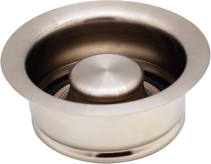 Westbrass A2089-07 4-1/4" Kitchen Sink Waste Disposal Drain Flange and Stopper by Westbrass
