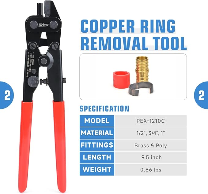 iCrimp KIT-FACL PEX Crimping Tool Kit - Image 3