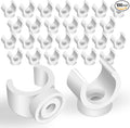 100 Packs 1/2 Inch PEX Clips Pipe Hangers Clamps Holder Pipe Support Plastic 16 by Yookeer