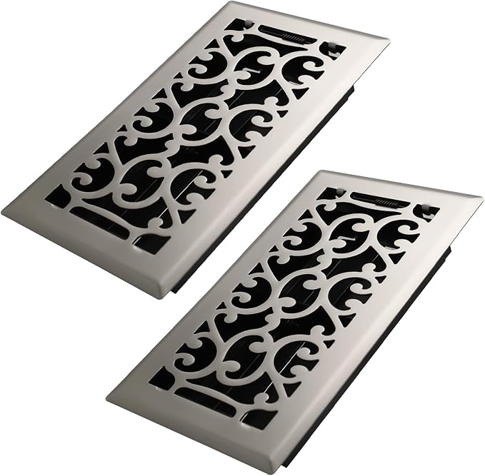 Howeall 4x8 Inches 2 Pack Heavy Duty Walkable Floor Register by Howeall