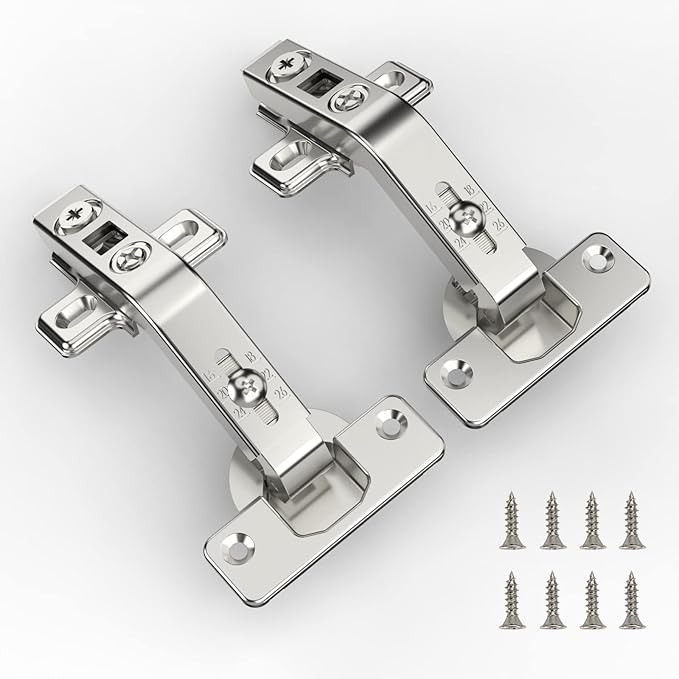 Furniware 2 Pack 1 Pair 135 Degree Lazy Susan Hinges Full Overlay Concealed - Image 6