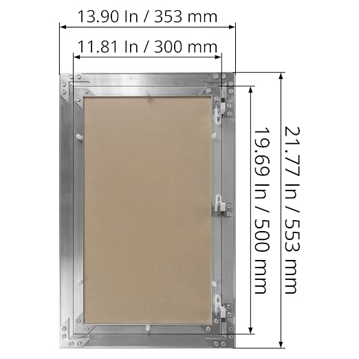 12" x 20" Waterproof Drywall Access Panel, Tileable and Paintable Ceiling and - Image 5