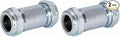 Eastman 4-3/8 Inch Long Pattern Compression Coupling, 1 Inch IPS, Galvanized by EZ-FLO