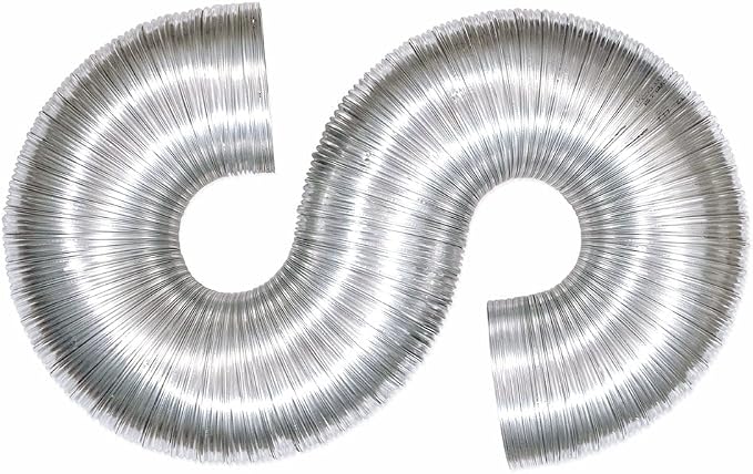 Eastman 8 Foot ArmorFlex Dryer Vent, Flexible Aluminum Duct - Image 7