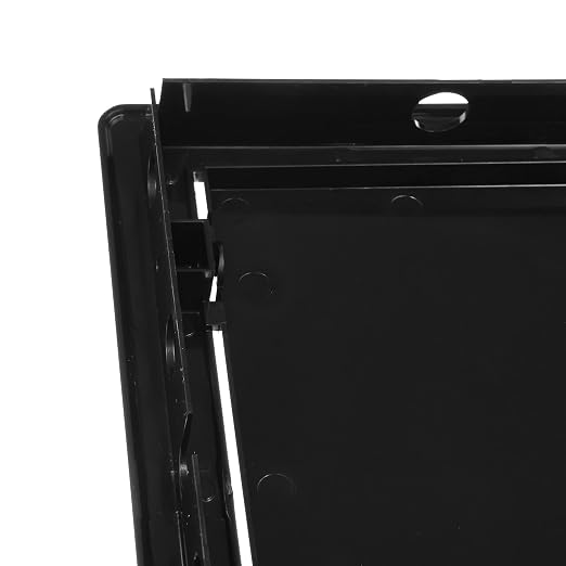8" x 12" Black ABS Plastic Plumbing Access Panel - Image 6