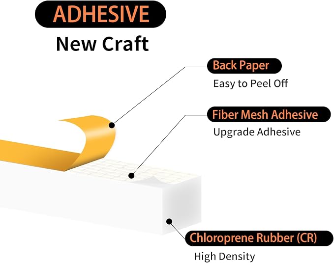 High Density CR Door Seal, for Door and Window, 1/4 in x 1/4 in x 33 Ft | Door - Image 2
