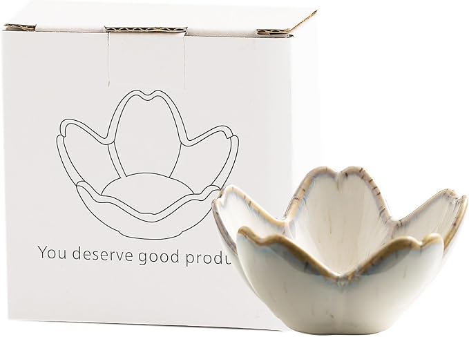 Floral Vanity Tray, Ceramic Jewelry Dish - Image 9