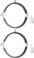 uxcell 2 Pcs Adjustable Pipe Bracket Clamp, 6.3-6.6" Wall Ceiling Mount Split by uxcell