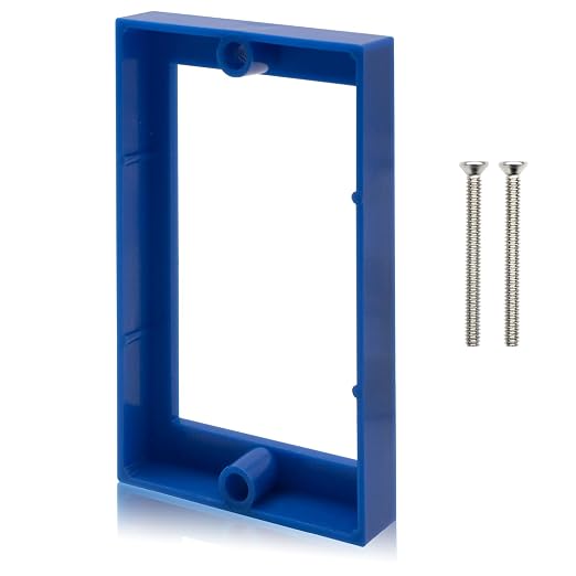 HXH Single Gang Receptacle Outlet Box Extender, 1/2 Inch, 1 Pack | by HUIXHAO