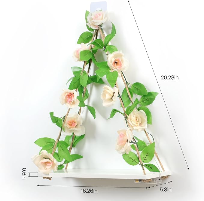 Floating Shelves for Wall, Hanging Shelves, Room Decor, Wall Decor, Boho Decor - Image 3