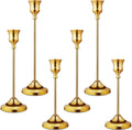 Candlestick Holders 6 PCS Metal Taper Candle Holders, KSWING Gold Candle Stick by Unknown