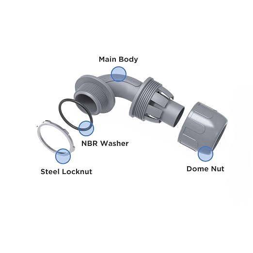 Conduit Connectors, 1/2 Inch, Non-Metallic, - Image 4