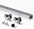 4.6FT/55in Sliding Pocket Door Hardware Kit, Commercial Grade, Aluminum Box by EaseLife