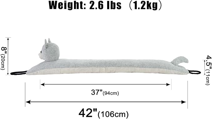 Under Door Draft Stopper Decorative Wind Stopper 42 inch - Image 2