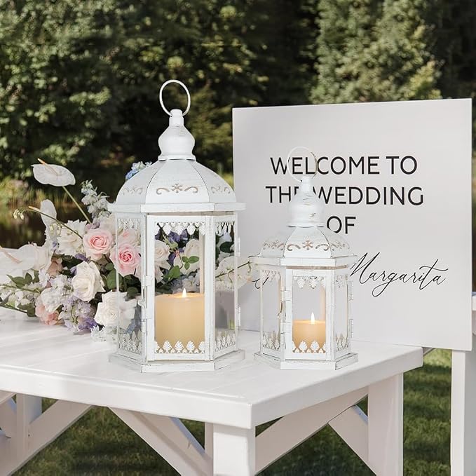 Lanterns Decorative Outdoor&Indoor, Candle Holder - Image 3