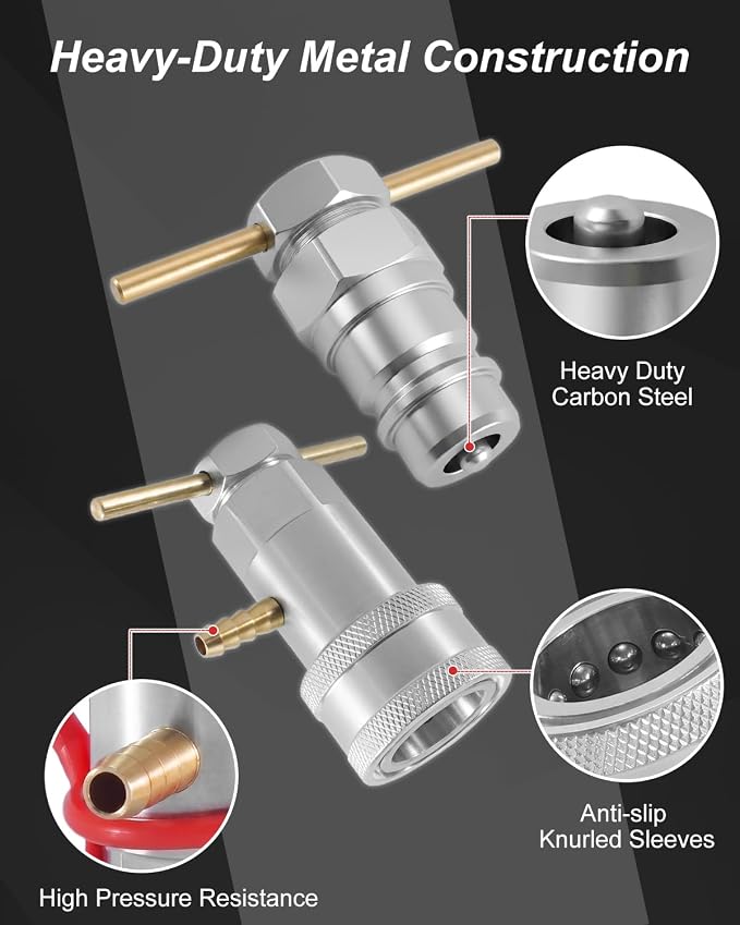 1/2" Hydraulic Quick Coupling Pressure Decompression Relief Release Tool | 1/2" - Image 3