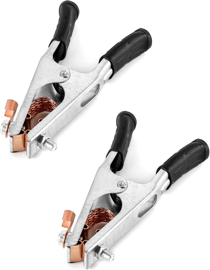 QWORK Welding Ground Clamp, 2 Pack 500AElectroplated Ground Clamp Copper - Image 7