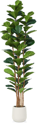 7FT Artificial Fiddle Leaf Fig Tree by OAKRED