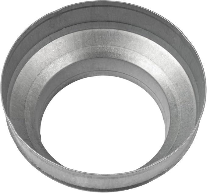 8" to 6" Inch Galvanized Steel Round Duct Reducer - Image 7