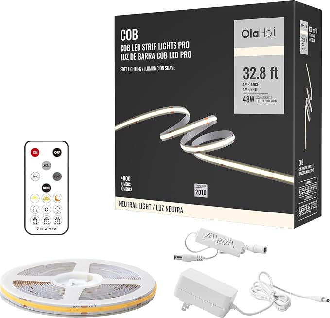 32.8ft COB LED Strip Light by Olaholii