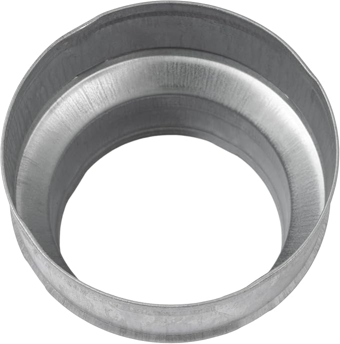 5" to 4" Inch Male-Fit Galvanized Steel Round Duct Reducer - Image 7
