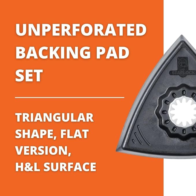 Fein Starlock Triangular Backing Pad Set - Image 2