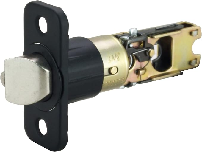 Design House 779298 6-Way Universal Entry Latch Matte Black | Adjustable by DesignHouse