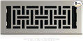 Decor Grates Metal Oriental Decorative Air Vent Cover 4x12 by DecorGrates