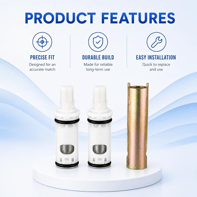 1224 1224B 14272 Faucet Cartridge Replacement Kit - Image 4