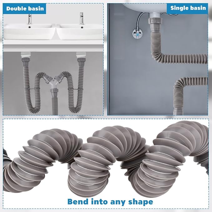 Flexible Sink Drain Pipe 1-1/2 inch - Image 4