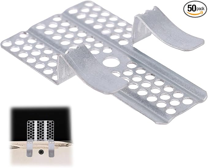 50pcs Drywall Repair Clips, 1/2 Inch Drywall Fastener Clips by BOXOB