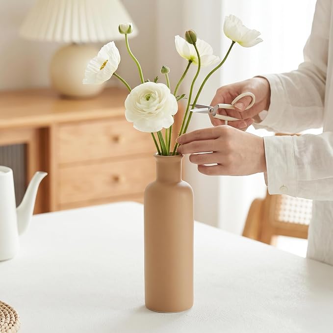 Ceramic Vase Set of 3, Rustic Vase - Image 6