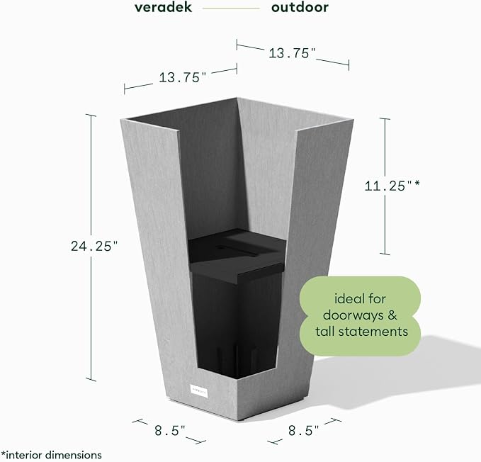 Veradek Pure Series Taper Planter - Image 2