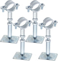 4pcs Wall Mount Pipe Supports 25mm Ceiling Mount Pipe Bracket Clamps Metal Ring by Mewutal