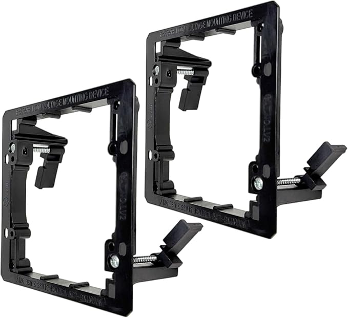iMBAPrice 2-Gang Low Voltage Mounting Bracket, 2 Pack | Drywall Mount, LV2-2 - Image 2